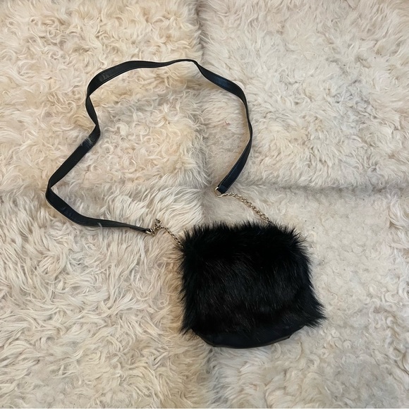 Juicy Couture Handbags - Juicy Couture Faux Fur Crossbody Bag